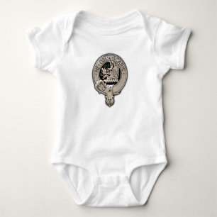 Clan Campbell Crest & Tartan Baby Bodysuit