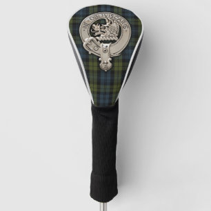 Clan Campbell Crest & Tartan Golf Head Cover