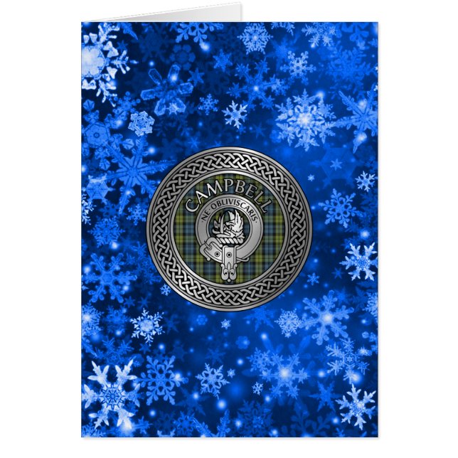 Clan Campbell Crest & Tartan Knot (Front)