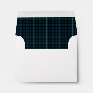 Clan Campbell of Argyll Tartan Navy Blue Plaid Envelopes
