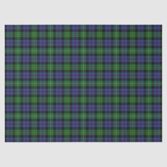 Clan Campbell of Loudoun Tartan Tissue Paper (Front)