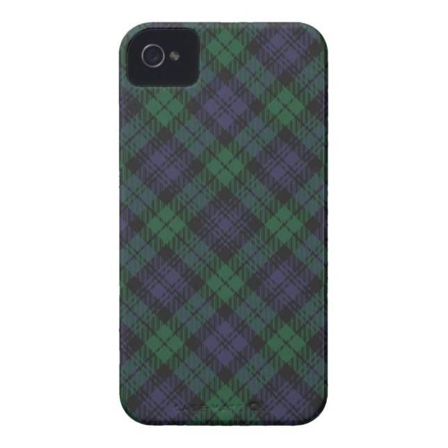 Clan Campbell Tartan iPhone 4s Case (Back)