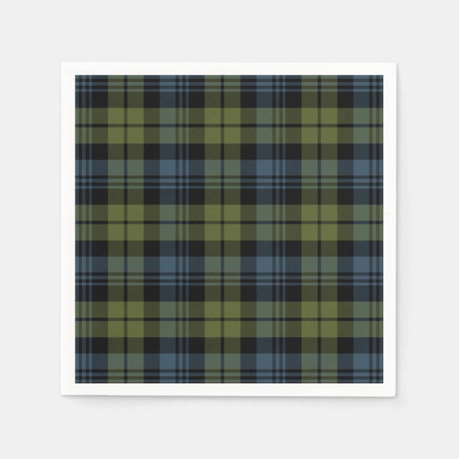 Clan Campbell Tartan Napkin (Front)
