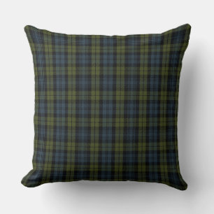 Clan Campbell Tartan Throw Pillow