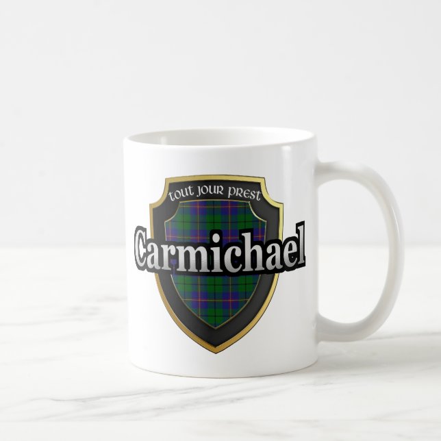 Clan Carmichael Dynastie écossaise Tartan Mugs Cup (Droite)