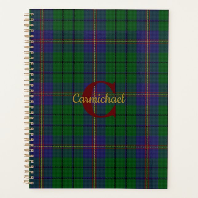 Clan Carmichael Plaid Monogrammé (Devant)
