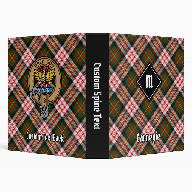 Clan Carnegie Dress Tartan Binder (Background)