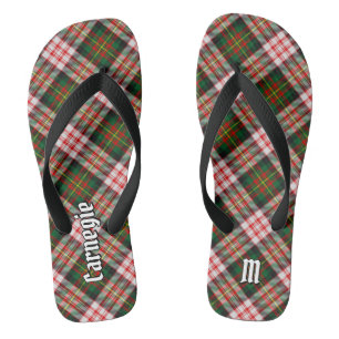 Clan Carnegie Dress Tartan Flip Flops