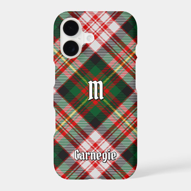 Clan Carnegie robe Tartan (Verso)