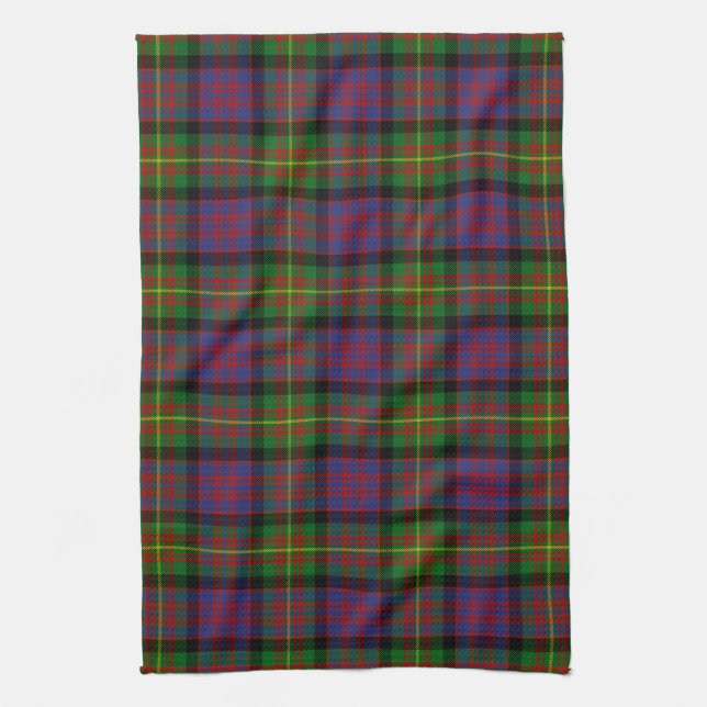 Clan Carnegie Tartan Kitchen Towel (Vertical)