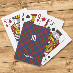 Clan Carnegie Tartan Playing Cards