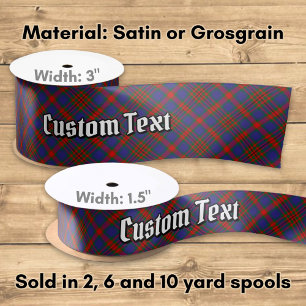 Clan Carnegie Tartan Satin Ribbon
