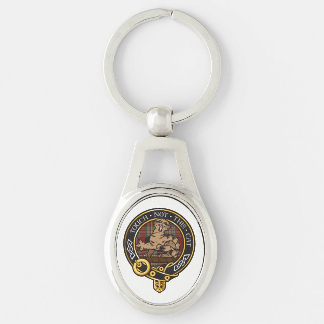 Clan Chattan Crest Keychain (Front)