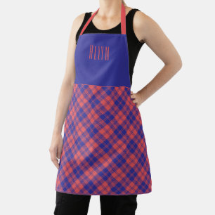 Clan Chef MacGregor Tartan Plaid Name Apron
