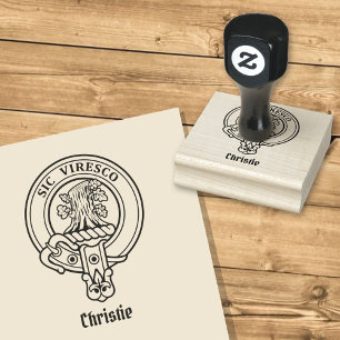 Clan Christie Crest Rubber Stamp