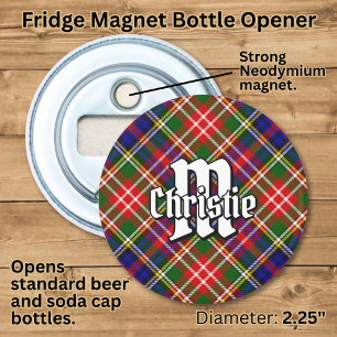 Clan Christie Tartan Bottle Opener