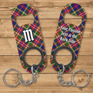Clan Christie Tartan Keychain Bottle Opener