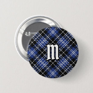 Clan Clark Tartan 2 Inch Round Button