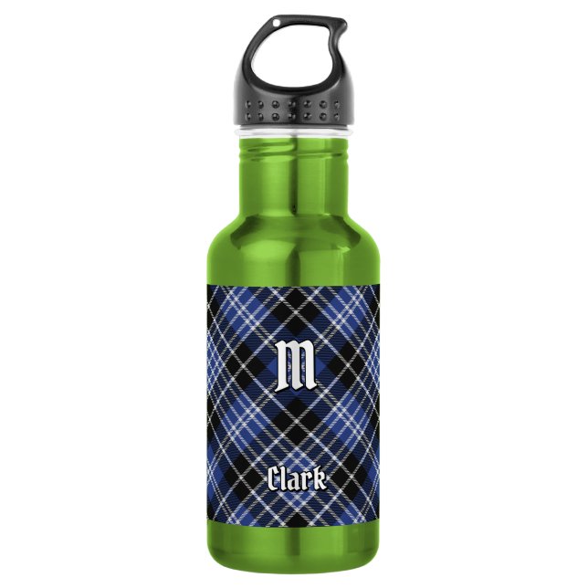 Clan Clark Tartan 532 Ml Water Bottle (Front)