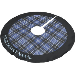 Clan Clark Tartan Brushed Polyester Tree Skirt