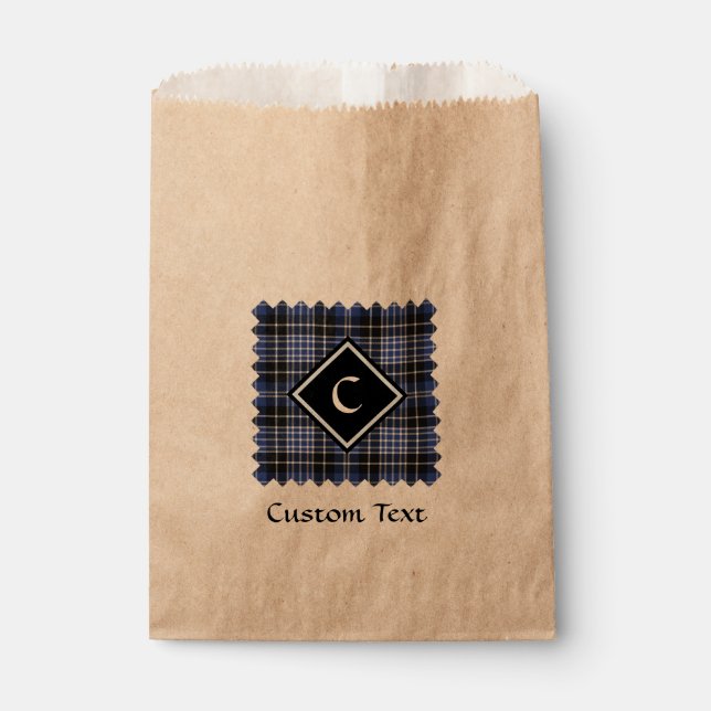 Clan Clark Tartan Favour Bag (Front)