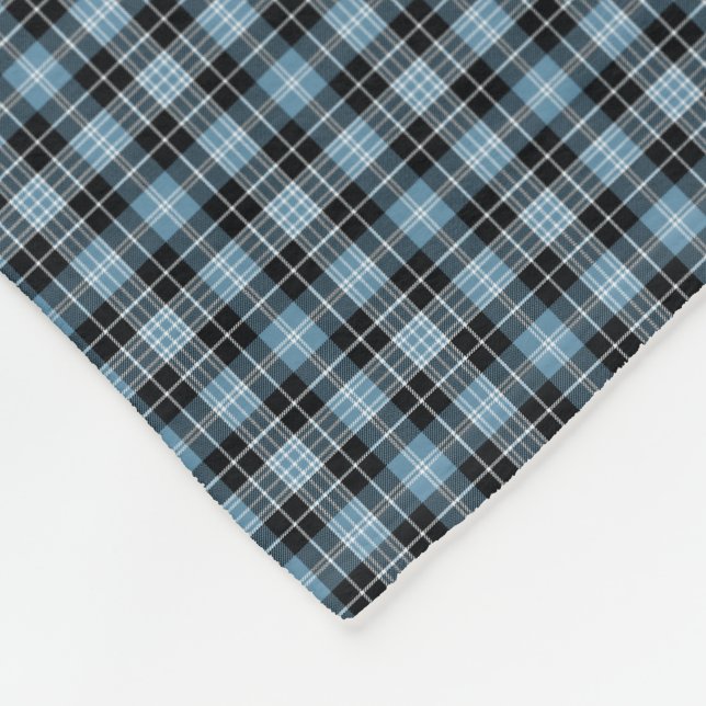 Clan Clark Tartan Fleece Blanket (Corner)