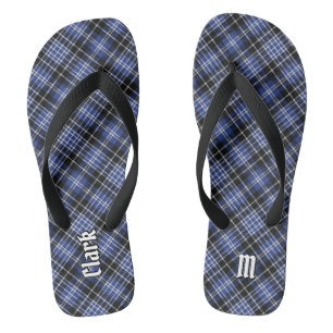 Clan Clark Tartan Flip Flops