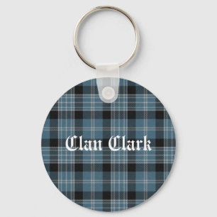 Clan Clark Tartan Keychain