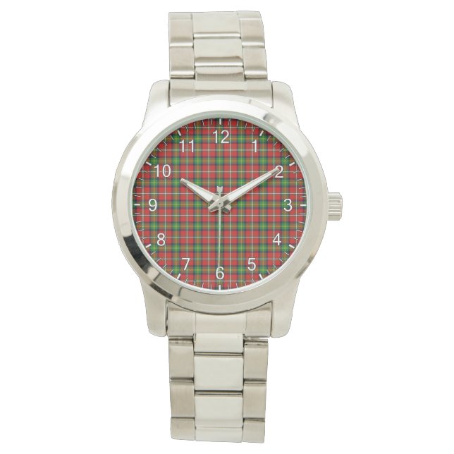 Clan classique intemporel Boyd Tartan Plaid Montre (devant)