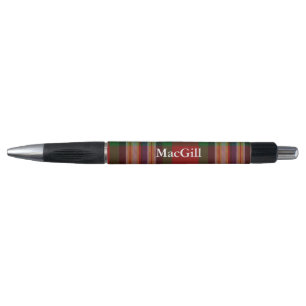 Clan classique MacGill Tartan Plaid Stylo personna