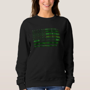 Clan Clephane Scottish tartan US flag kilt Scotlan Sweatshirt