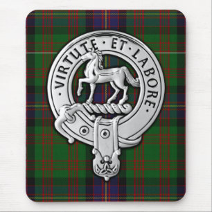Clan Cochrane Crest & Tartan Mouse Pad