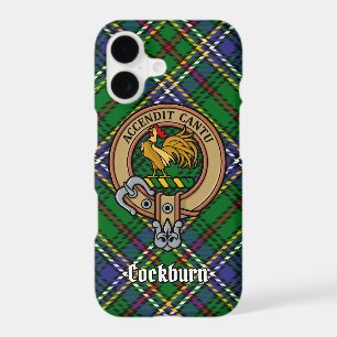 Clan Cockburn Crest sur Tartan