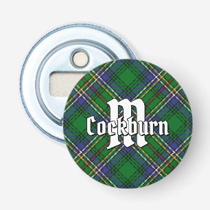 Clan Cockburn Tartan Bottle Opener