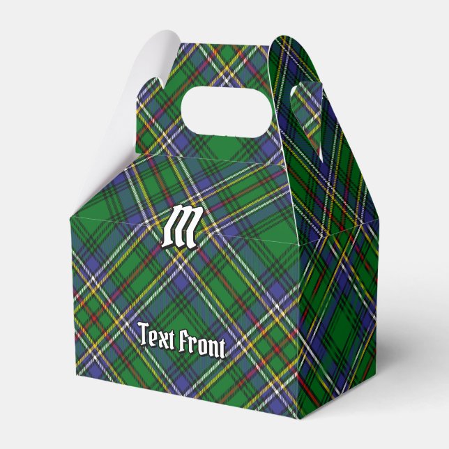 Clan Cockburn Tartan Favor Box (Front Side)