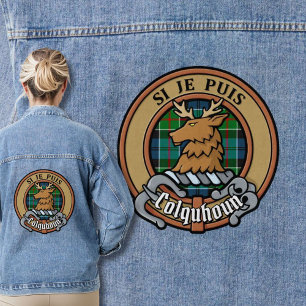 Clan Colquhoun Crest sur Tartan