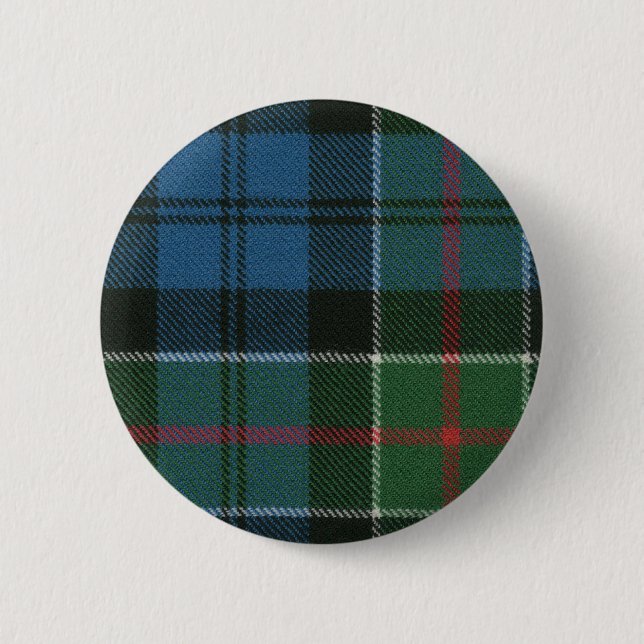 Clan Colquhoun Tartan Button (Front)
