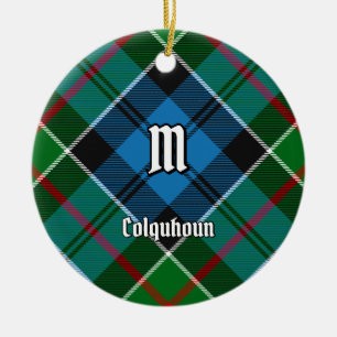 Clan Colquhoun Tartan Ceramic Ornament