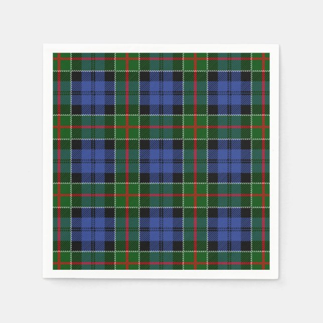 Clan Colquhoun Tartan Napkin (Front)