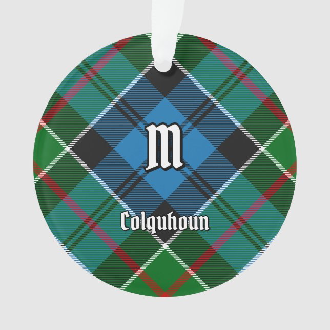 Clan Colquhoun Tartan Ornament (Front)