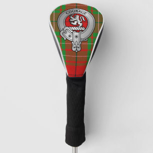 Clan Comyn Cumming Crest & Tartan Golf Head Cover