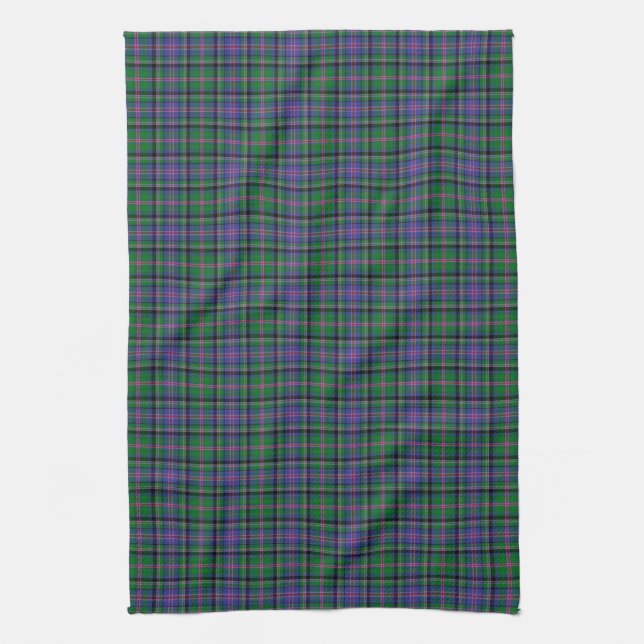 Clan Cooper Tartan Kitchen Towel (Vertical)