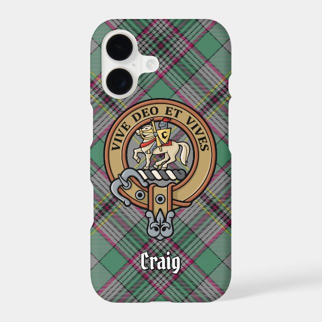 Clan Craig Crest Coque-Mate coque iphone (Verso)