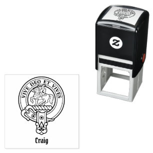 Clan Craig Crest Self-inking Stamp