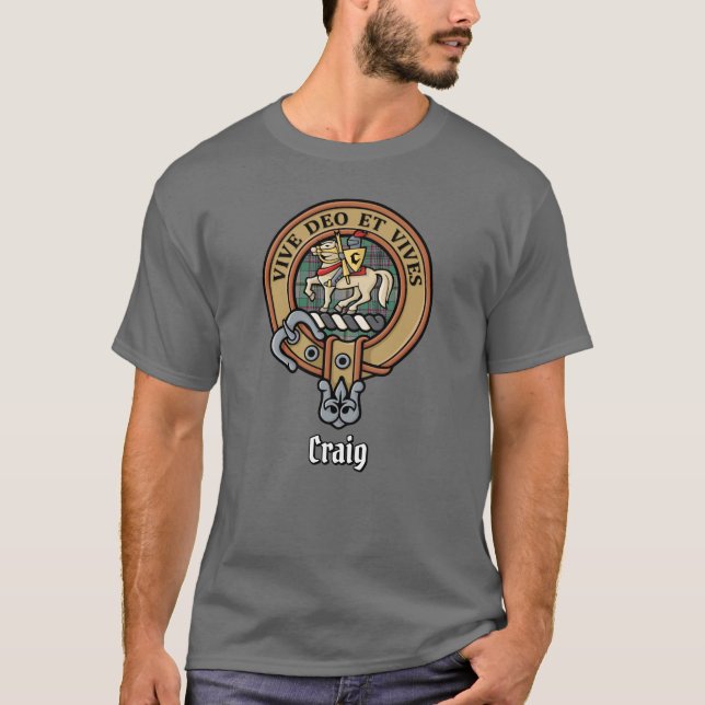 Clan Craig Crest T-Shirt (Front)