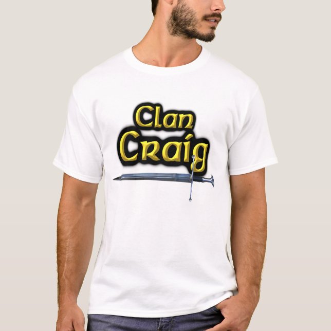 Clan Craig Inspired Scottish T-Shirt (Front)