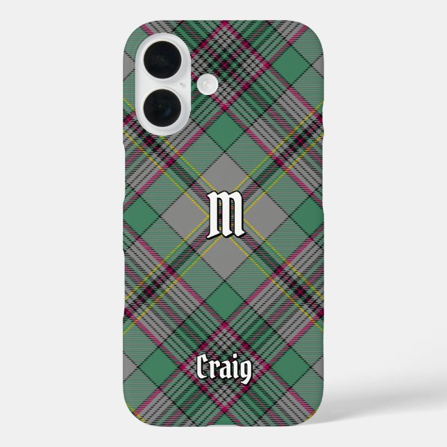 Clan Craig Tartan Coque-Mate coque iphone (Verso)