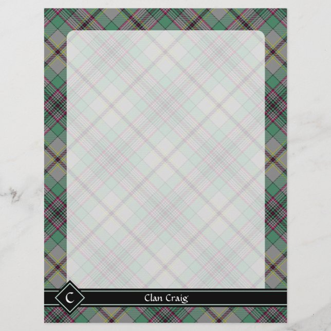 Clan Craig Tartan Flyer (Front)