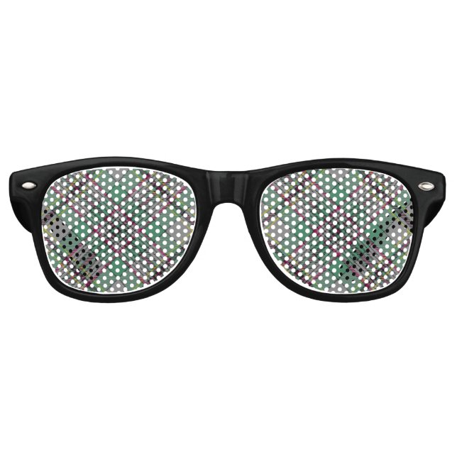 Clan Craig Tartan Lunettes de soleil rétro (Devant)