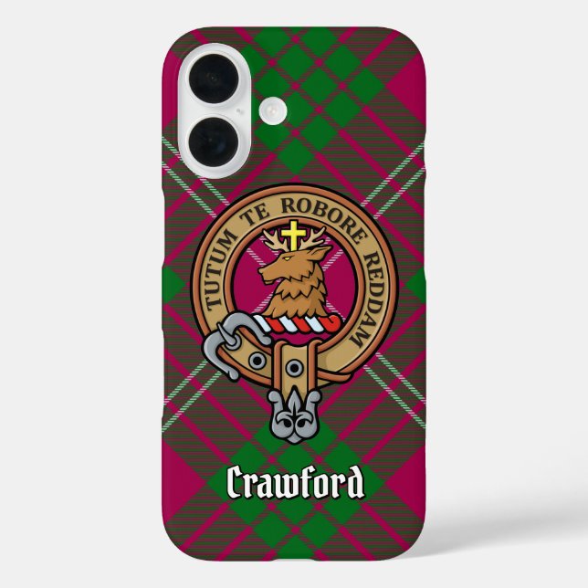 Clan Crawford Crest Coque-Mate coque iphone (Verso)